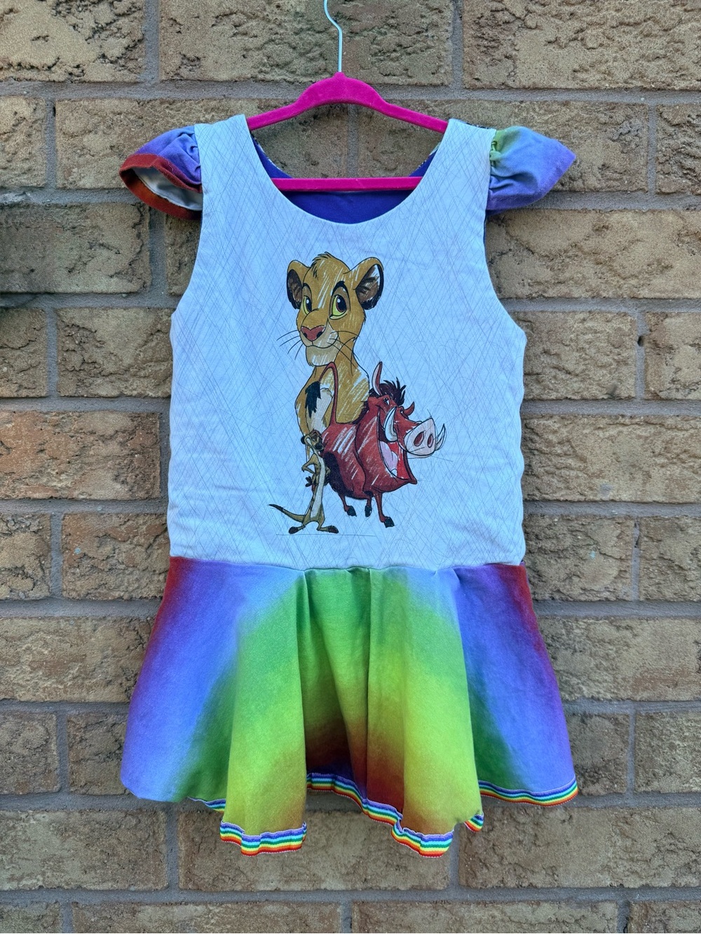🌿2/$25 • Disney The Lion King Sketch Art Handmade Dress